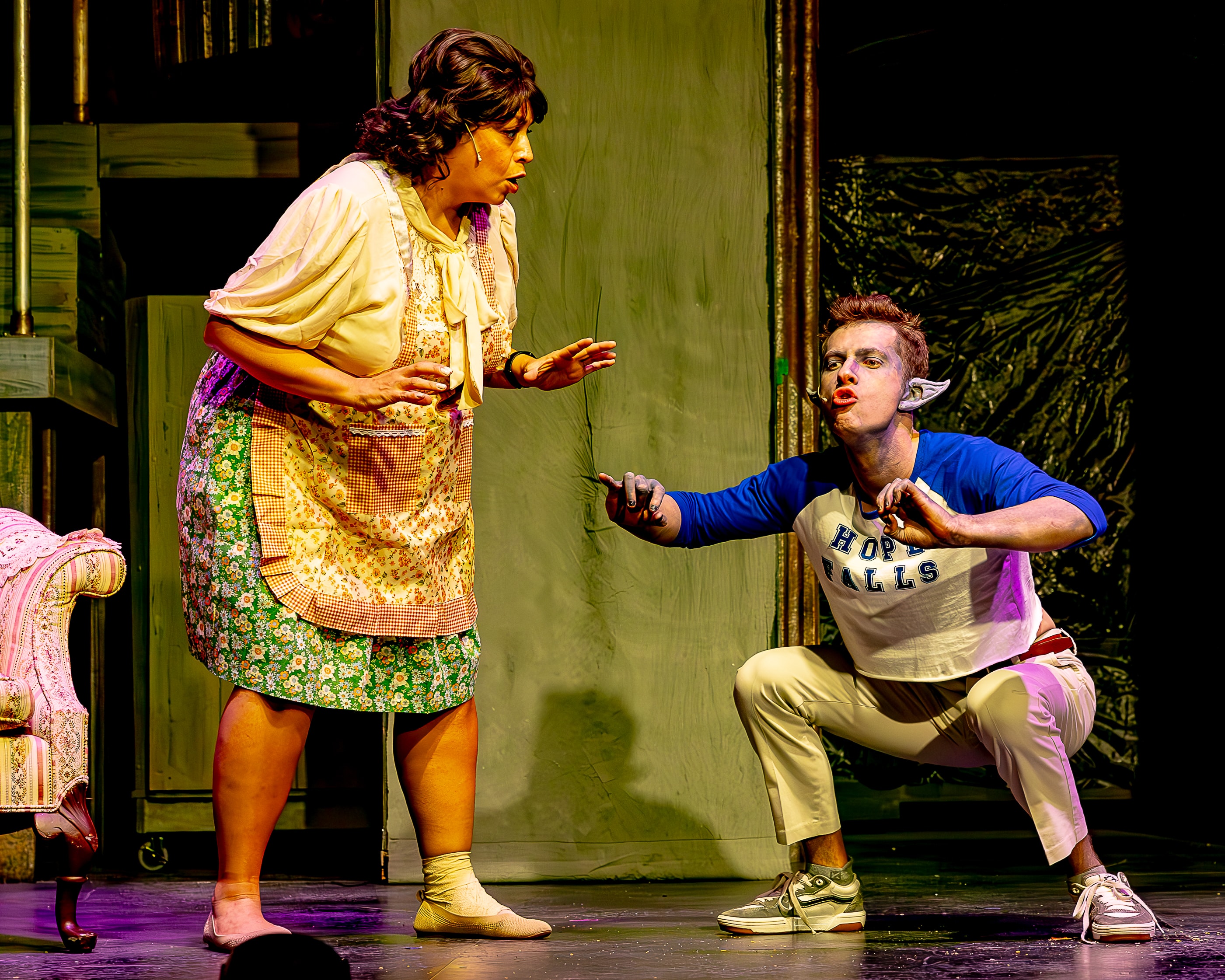 Bat Boy 2024 — actors performing comedic scene on stage